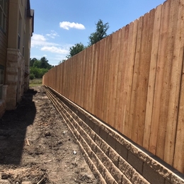 Perimeter Wood Fencing