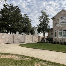 Residential AFTEC Brick Fence