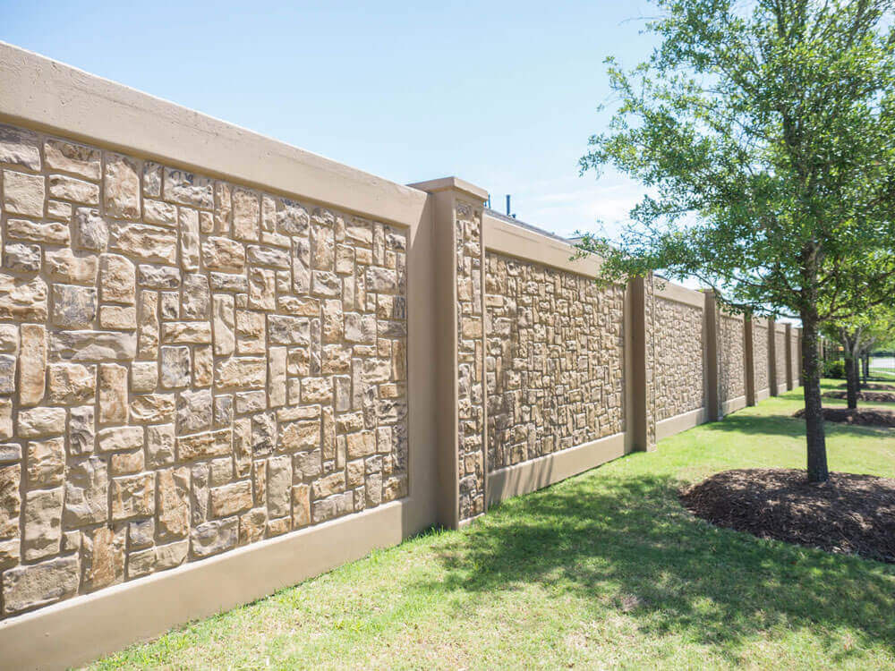 Commercial Concrete Fencing Contractor Houston | Aber Fence